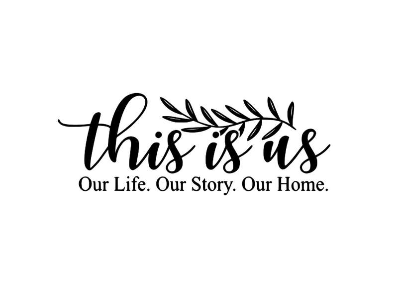 Wall Vinyl Sticker - This is us