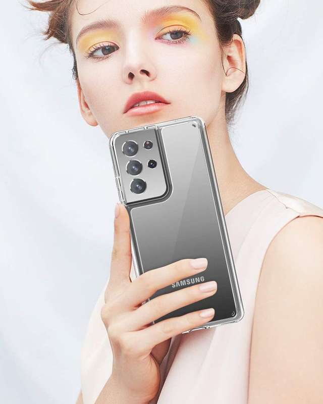 Clear cover protection case for S21 Ultra