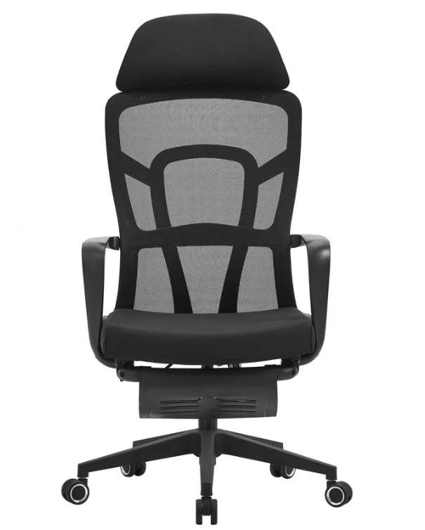Office Chairs - High Back Mesh Ergonomic - Black Colour