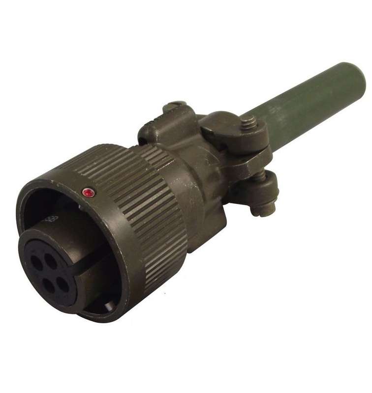 Itt Cannon (CA3106E14S-2SB) Circular Connector, 4 Contacts, Solder Socket