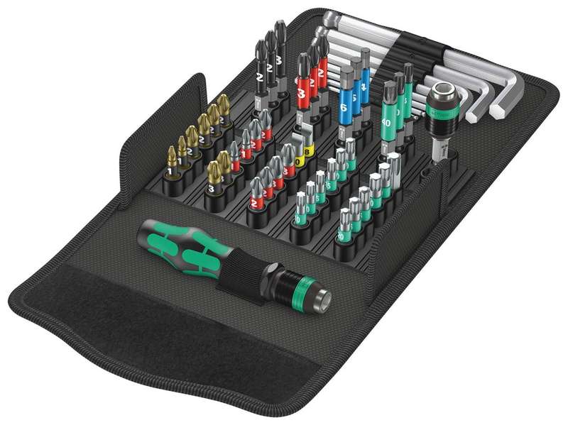 Wera (05057460001) Bit Set, BiTorsion, 52 Piece
