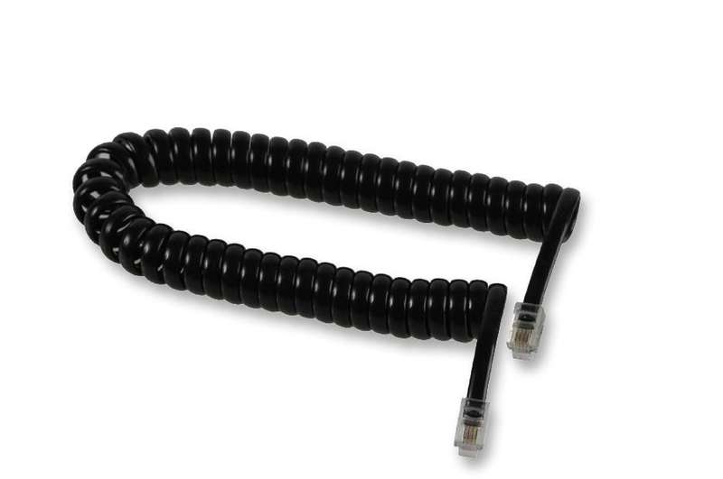 Pro Signal PPW00039 Telephone Modular Cable, RJ10 Plug to RJ10 Plug, Black