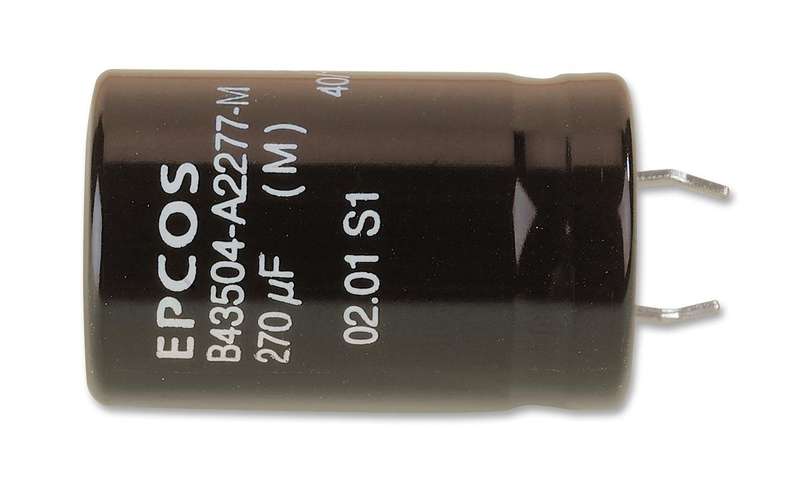 EPCOS (B43504A2227M000) Electrolytic Capacitor, Snap-in, 220 µF, 250 V