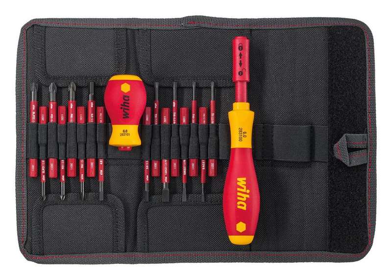 Wiha (41231) Screwdriver Set, Slotted, Phillips, Pozidriv, Torx, Hex Socket