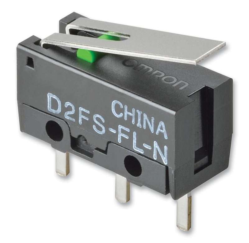 Omron (D2FS-FL-N-T) Microswitch, Ultra Subminiature, Hinge Lever