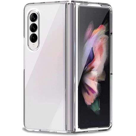 Clear Anti-Yellow Camera Cut-Out Hard Case For Samsung Galaxy Z Fold 4