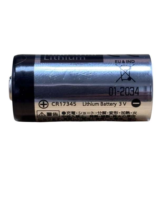 Panasonic (MAN-CR123A-BP1) 3V 1300Ah 16x34 Primary Battery/Cell