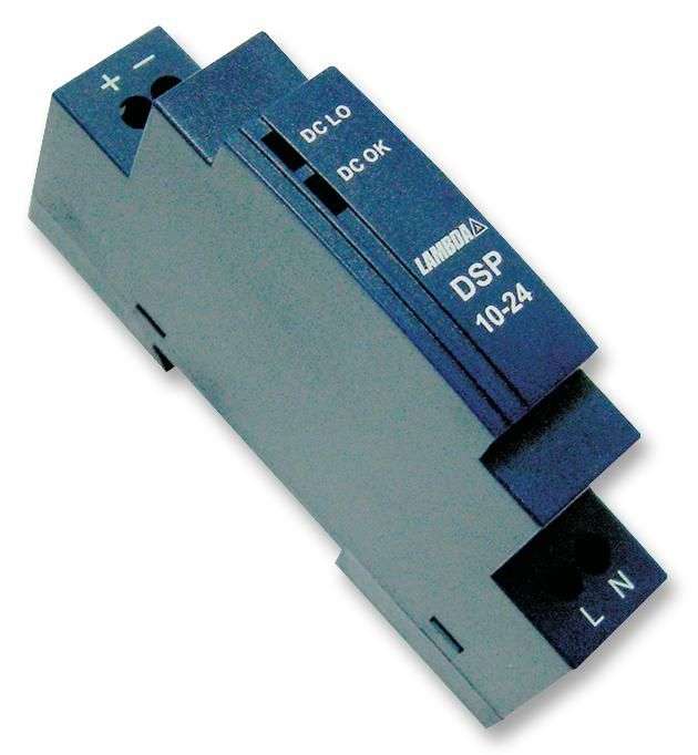 Tdk-Lambda (DSP10-24) AC/DC DIN Rail Power Supply (PSU), ITE, 1 Output