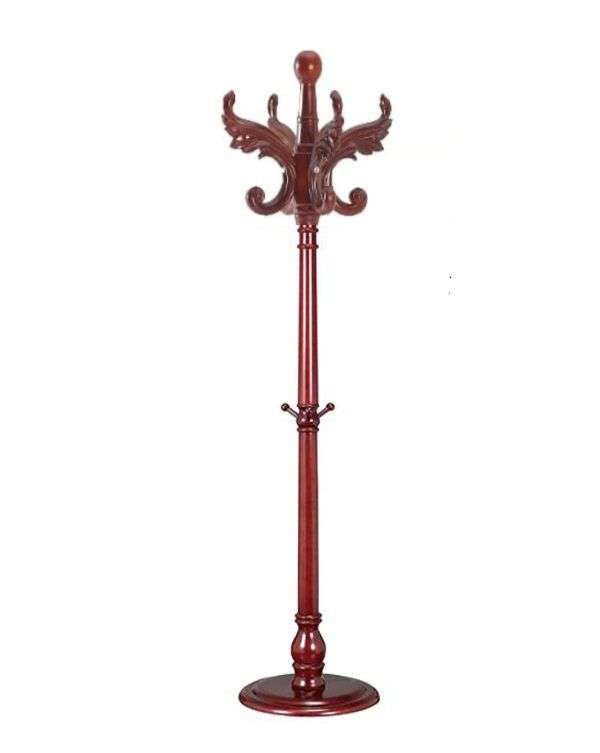 Wooden Coat Rack Stand - Clothes, Suits, Scarves, Handbags - Brown Colour