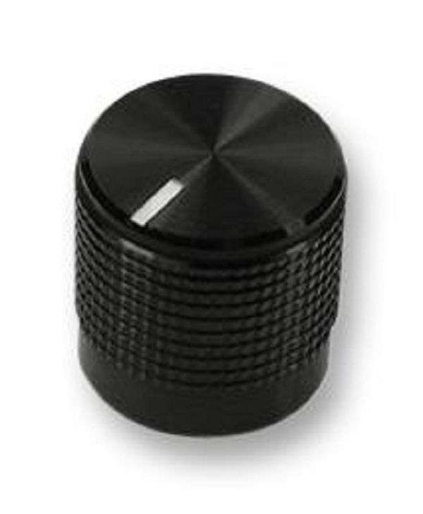 Multicomp Pro (MP7223) Knob, Splined Shaft, 6 mm, Aluminium