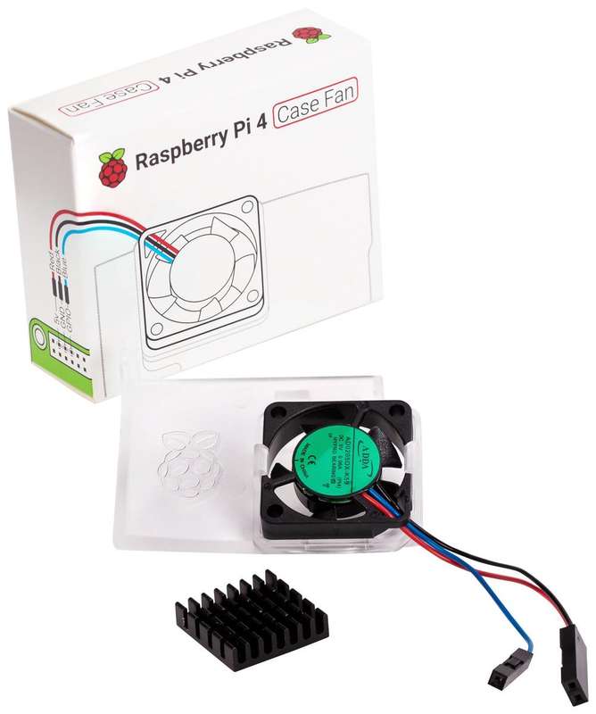 Raspberry-Pi (SC0448) Fan, Raspberry Pi 4 Case, 1.4 CFM, 5V
