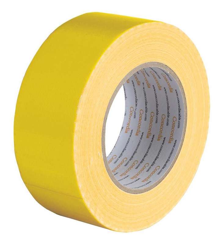 Multicomp Pro (MP002188) Gaffer Tape, Polycloth, Yellow, 50 mm x 50 m