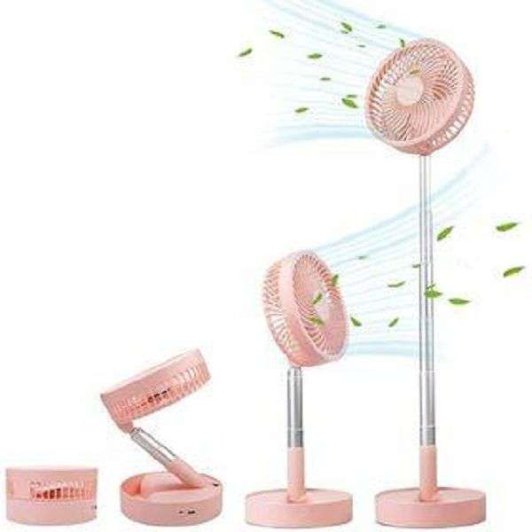 Rechargeable Extendable Folding Fan