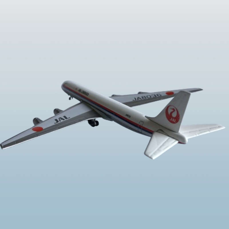 1:400 Scale, JAL ( Japan Air lines) Cargo, Douglas DC-8, Display Model