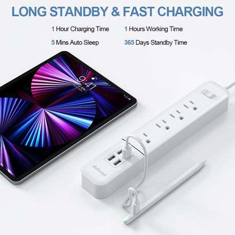 Pad Pencil 2nd Gen Magnetic Wireless/Type-C Charging Palm Rejection & Tilt