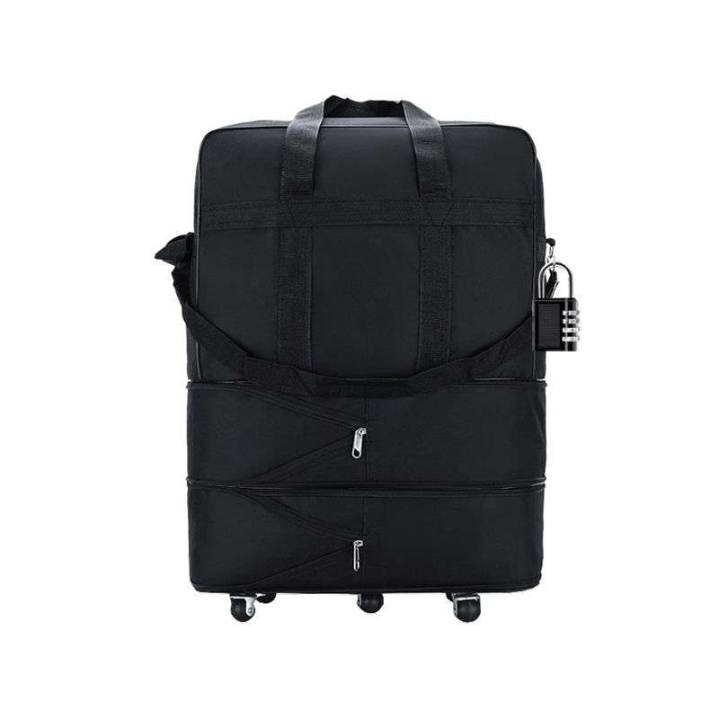 Expandable Foldable Luggage Suitcase With Wheels Rolling Travel Bag Small