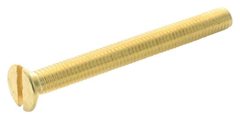 TR Fastenings (M330KSBRMCS100-) Machine Screw, DIN 963, M3, 30 mm