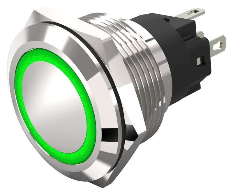 EAO (82-6551.1134) Vandal Resistant Switch, 82 Series, 22.3 mm