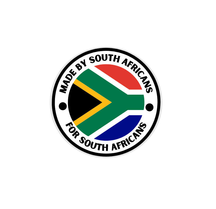 Made by South Africans for South Africans Stickers Vinyl Stickers