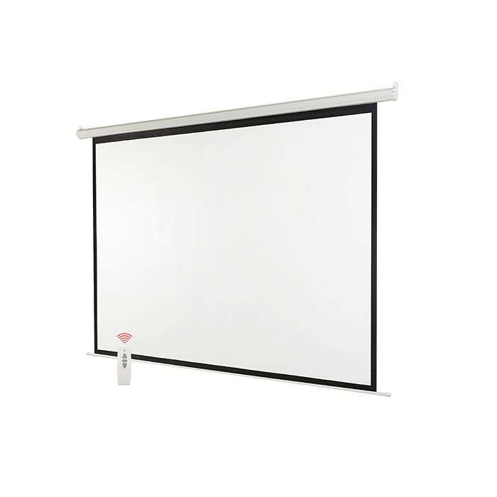 100 Inch Wall Mount Ceiling Projection Screen Retractable Remote Control