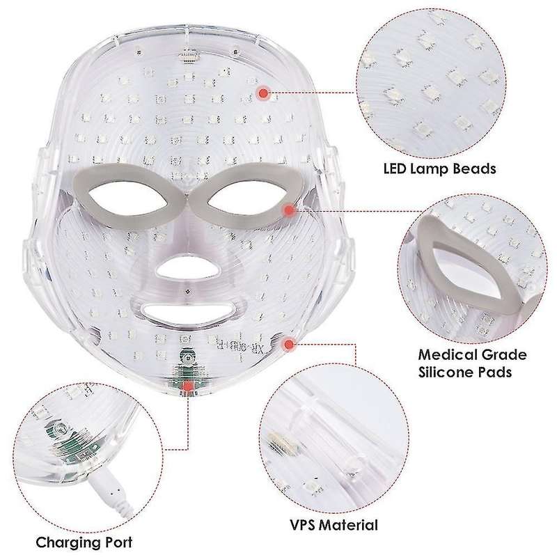 7-Color LED Facial Mask
