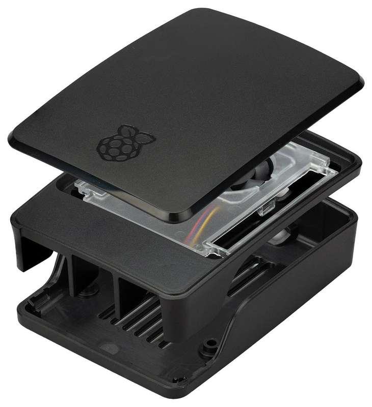 Raspberry Pi (SC1160) Case, Plastic, Black-Grey, Raspberry Pi 5