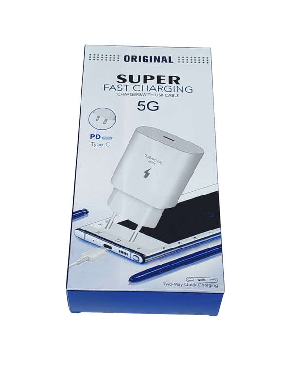 Fast Charging Travel Adapter With Type-C Cable