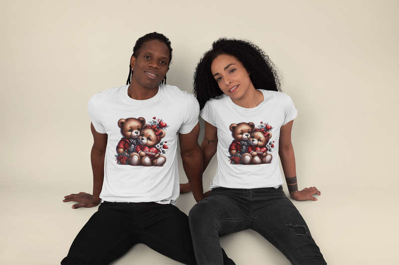 Be My Valentine Unisex Graphic T-Shirt (Medium)