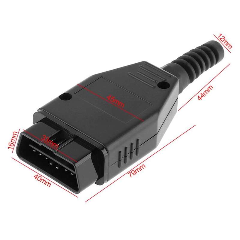 Universal OBD2 16 Pin Connector
