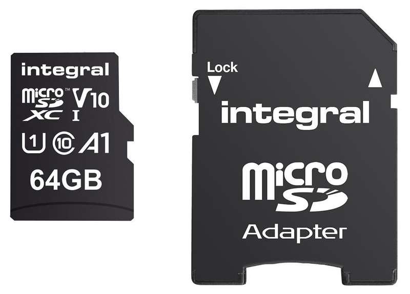 Integral (INMSDX64G-100V10) Flash Memory Card, 64 GB