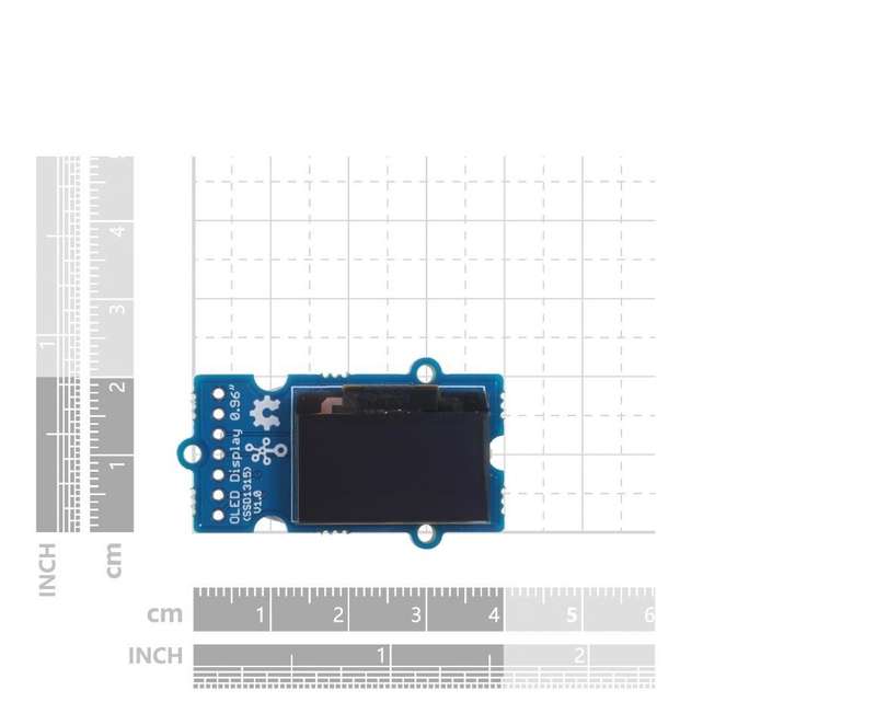 Seeed Studio (104020249) OLED Display Board, 0.96", Yellow & Blue