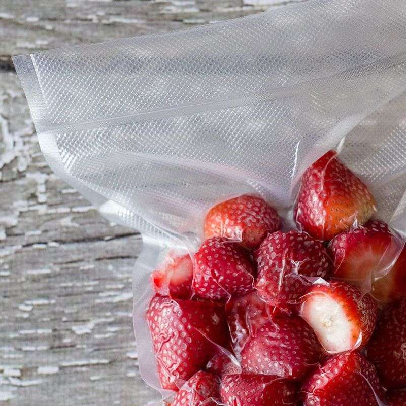 100 Piece Vacuum Sealer Freezer Storage Machine Bags Embossed Food Saver - 20*30cm