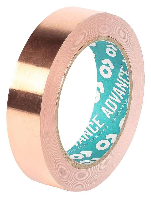 Advanced Tapes (AT525 COPPER 33M X 25MM) Copper Foil Tape 25mmx33m