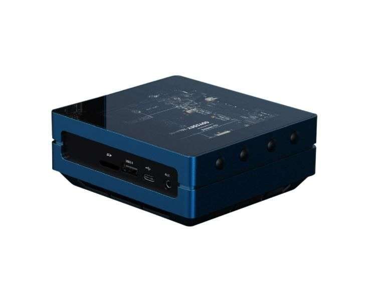 Seeed Studio (114992152) Computer Case, Aluminium, Blue