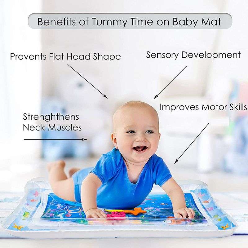 Baby Tummy Time Water Play Mat - Jellyfish