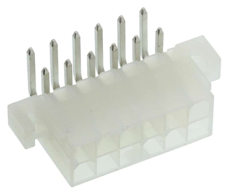 Molex (39-29-1128) Pin Header, Right Angle, 94V-2, Wire-to-Board