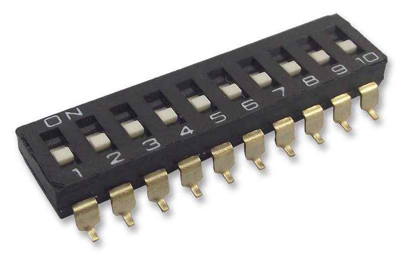Omron (A6S2101H) DIP / SIP Switch, SPST, 24 VDC, 25 mA