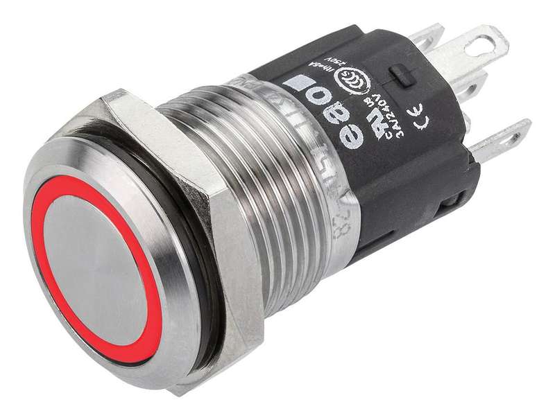 EAO (82-4151.2114) Vandal Resistant Switch, 82, 16 mm