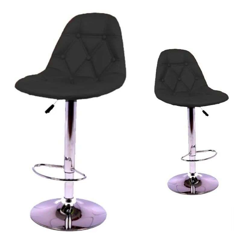 Bar Stools - 2 Piece Soft foam Faux Leather