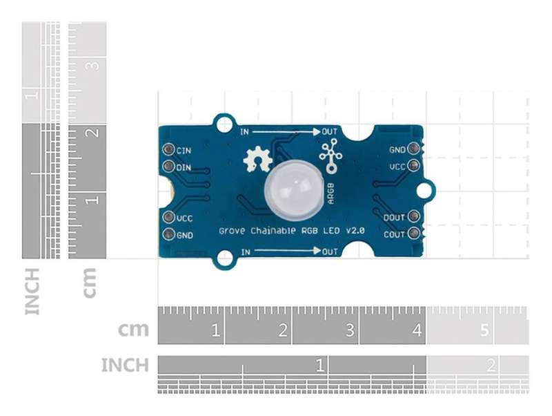 Seeed Studio (104020048) Chainable RGB LED Board with Cable, 5 V