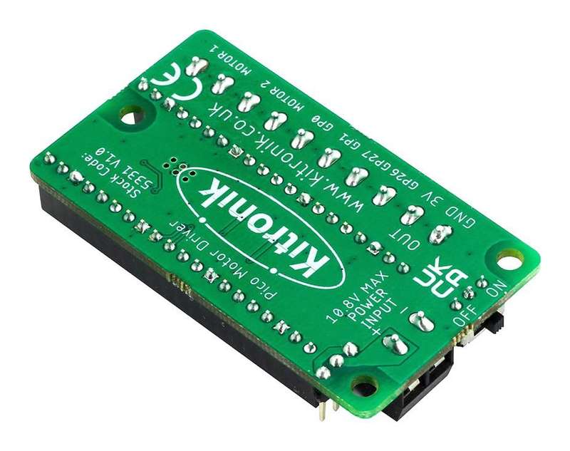 Kitronik 5331 Motor Driver Board, 3 V to 10 V Supply, 1.5 A