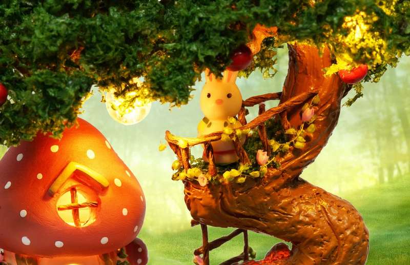 Cuteroom DIY Miniature Music Rotating House - Garden Diary
