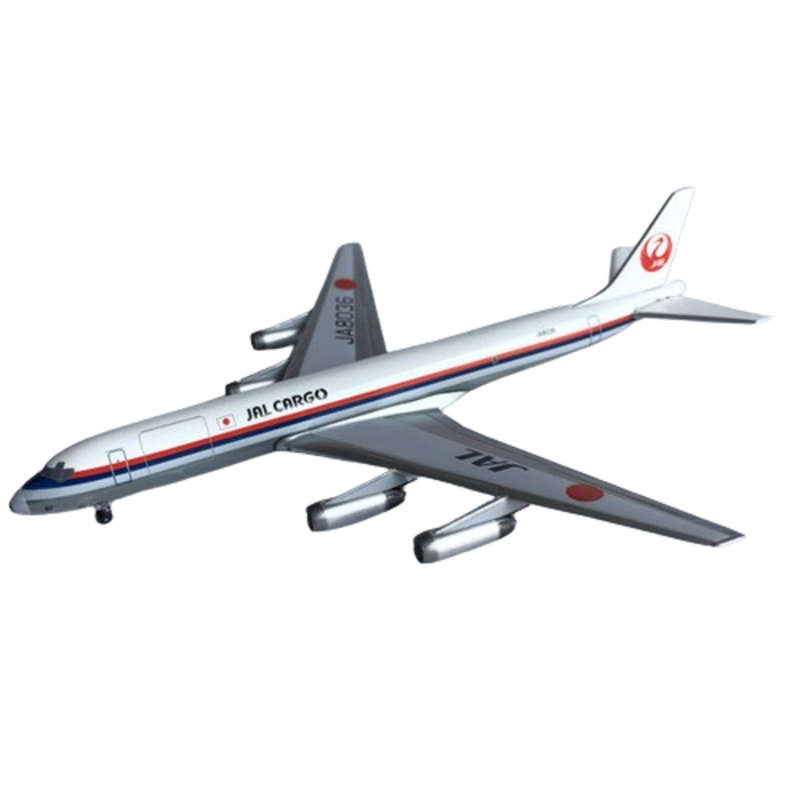 1:400 Scale, JAL ( Japan Air lines) Cargo, Douglas DC-8, Display Model