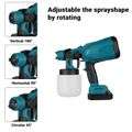 1500W High Power Cordless Electric Spray Gun