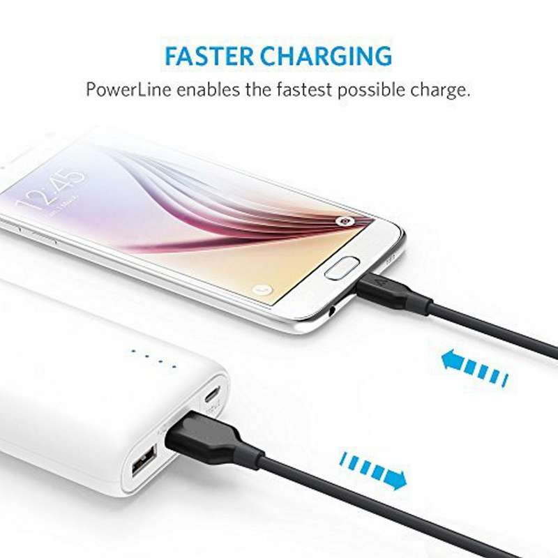 2M Fast Data Charging USB A To USB Micro 3.1A Cabl