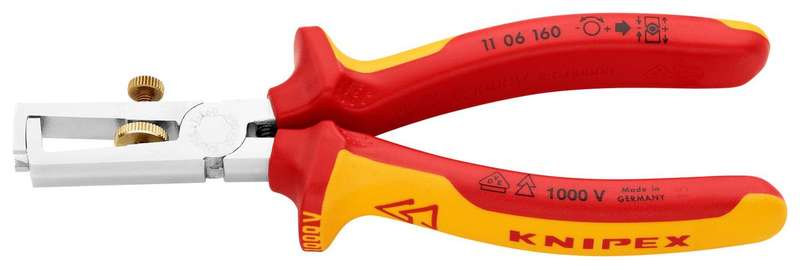 Knipex (11 06 160) 160mm Adjustable VDE Wire Stripper