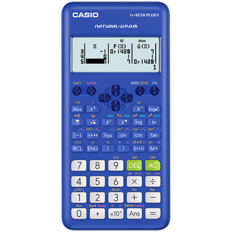 Casio FX-82ZA Plus II Scientific Calculator - Blue
