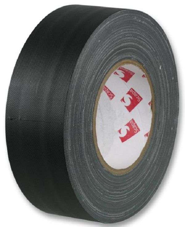 Pro Power (3130 BLACK) Gaffer Tape, Cloth, Black, 50 mm x 50 m