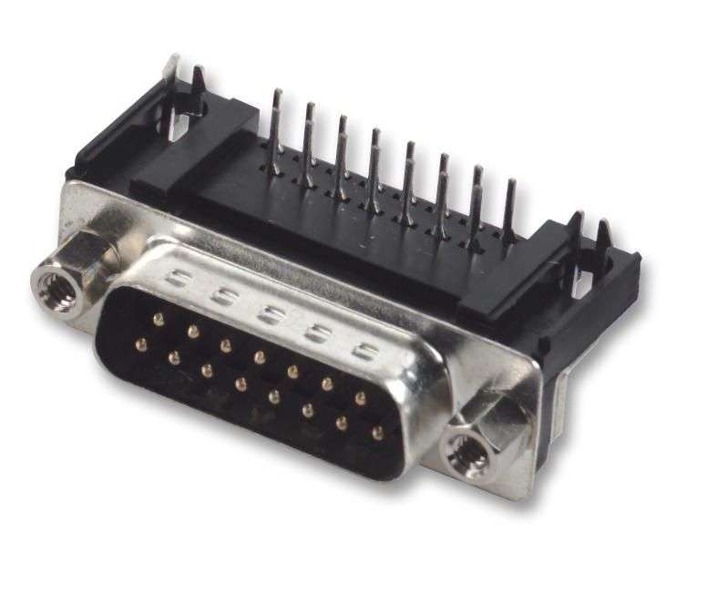 Multicomp Pro (8LCM015P-301B-XX) D Sub Connector, Plug, 8LC, 15 Contacts