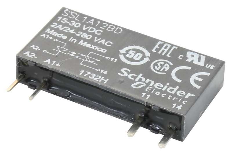 Schneider Electric (SSL1D03BD) Solid State Relay, SPST-NO, 3.5 A, 24 VDC
